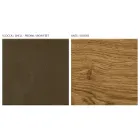 Bufetă pentru sufragerie cu 4 uși în finisaj de stejar înnodat rustic - uniform Viadurini