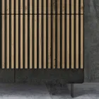 Bufetă pentru living cu 4 uși, finisaj stejar cu noduri nordice - Bente Viadurini