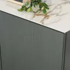 Bufeta living cu baza din otel si structura melaminata - Adriel Viadurini