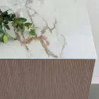 Bufeta living cu baza din otel si structura melaminata - Adriel Viadurini