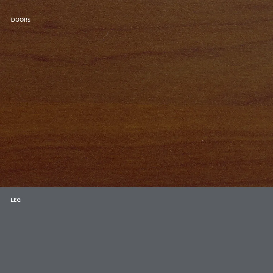 Bufetă pentru living din lemn mat și laminat HPL Made in Italy - Fiorenza Viadurini