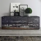 Bufetă pentru living cu 3 uși în diferite finisaje Made in Italy - Ole Viadurini