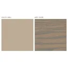 Bufetă pentru living cu 4 uși în finisaj Cappuccino Made in Italy - Eda Viadurini