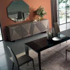 Bufetă din lemn de frasin realizat manual în Italia - Superb Viadurini