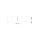 Bufetă din lemn de frasin realizat manual în Italia - Superb Viadurini