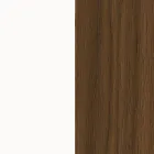 Bufetă din Lemn Lăcuit 2 Uși 3 Sertare Curbiliniu Design Italian - Celio Viadurini