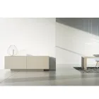 Comoda Mdf cu Baza Plinta si Usa Decorata Made in Italy - Deodara Viadurini