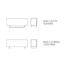 Bufet din melamină cu 3 uși de stejar și oglindă Fabricat în Italia - Romina Viadurini