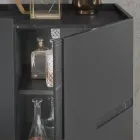 Madia din Melaminat si Mdf cu Insertii Laminate Made in Italy - Gordita Viadurini