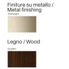 Bufet modern din lemn și metal curbat, fabricat în Italia - Rugiada Viadurini