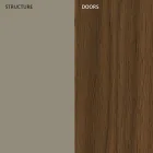 Bufetă pentru Sufragerie din Mdf Lăcuit 3 Uși cu Incrustații Serigrafiate - Saronno Viadurini