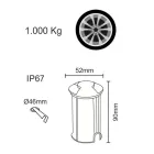 Spot LED încastrabil pentru exterior Marker din Oțel inoxidabil 4 buc. - Romb Viadurini