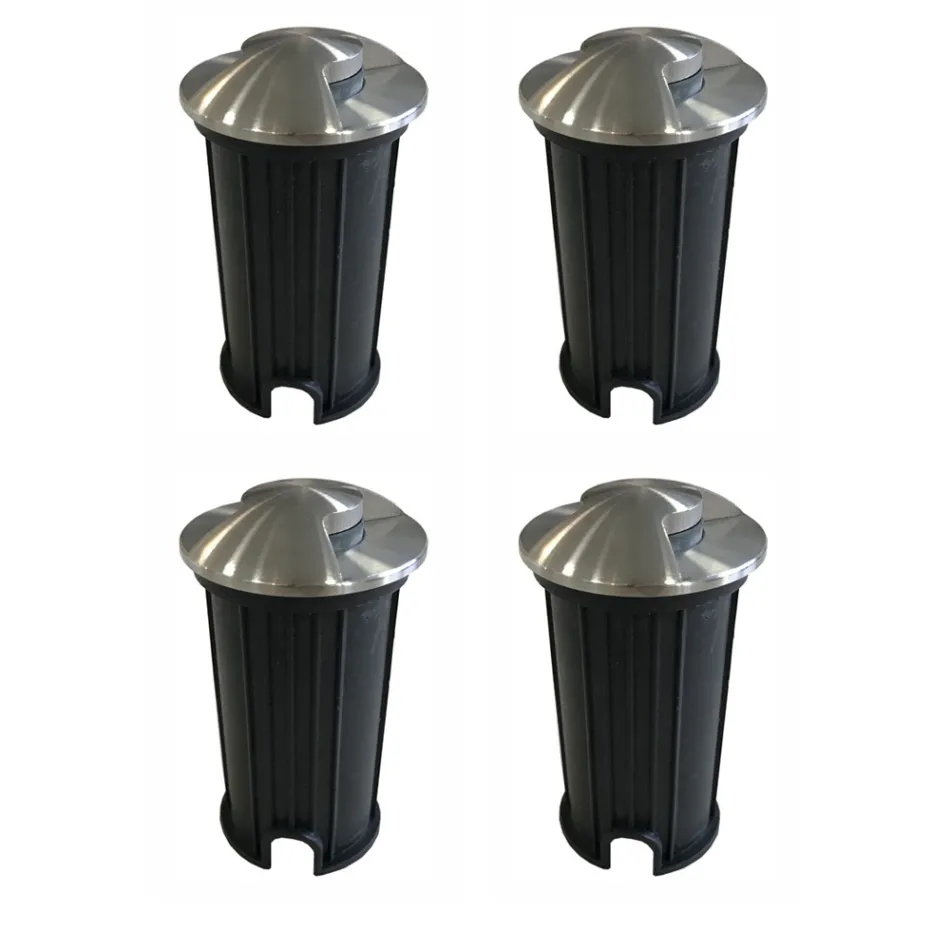 Spot LED încastrabil pentru exterior Marker din Oțel inoxidabil 4 buc. - Romb Viadurini