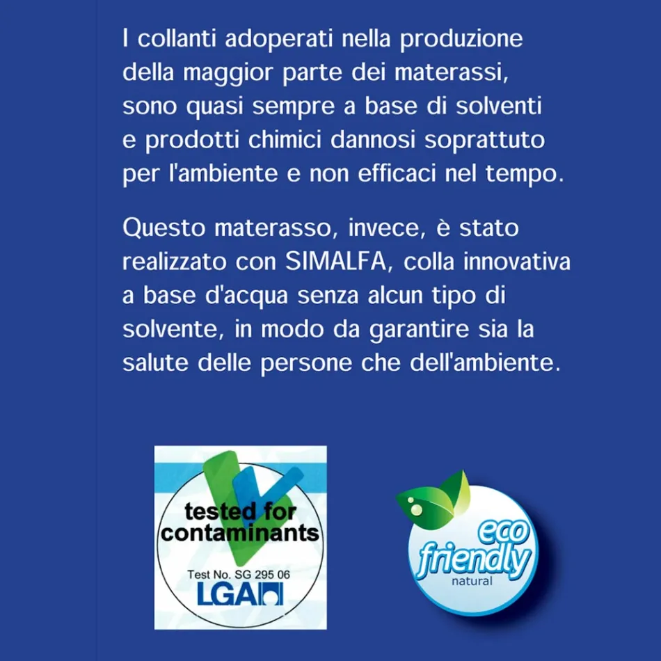 Double saltea acarianul și anti-bedsore 7 zone Bio Shape Viadurini