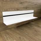 Raft de perete alb Corian L 35 sau L 60 cm Fabricat în Italia Calitate - Elono Viadurini