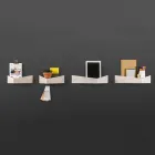 Raft de proiectare din placaj și metal cu suport pentru haine - Berema Viadurini