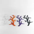 Raft de perete din plexiglas cu cârlige pentru paltoane Made in Italy - Neon Viadurini