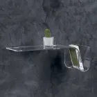 Raft de design din cristal acrilic transparent Made in Italy - Teride Viadurini