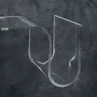 Raft de design din cristal acrilic transparent Made in Italy - Teride Viadurini