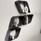Raft de perete metalic Eteris cu spațiu interior, trei culori disponibile Viadurini