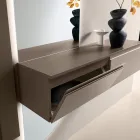 Raft din melamină cu deschidere frontală în două dimensiuni și culori multiple - Lunis Viadurini