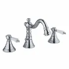 Mixer cu 3 găuri pentru bidet din alamă Design clasic Fabricat în Italia - Shelly Viadurini