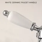 Baterie pentru bideu în stil clasic din alamă lucrată manual cu pârghie - Noriana Viadurini