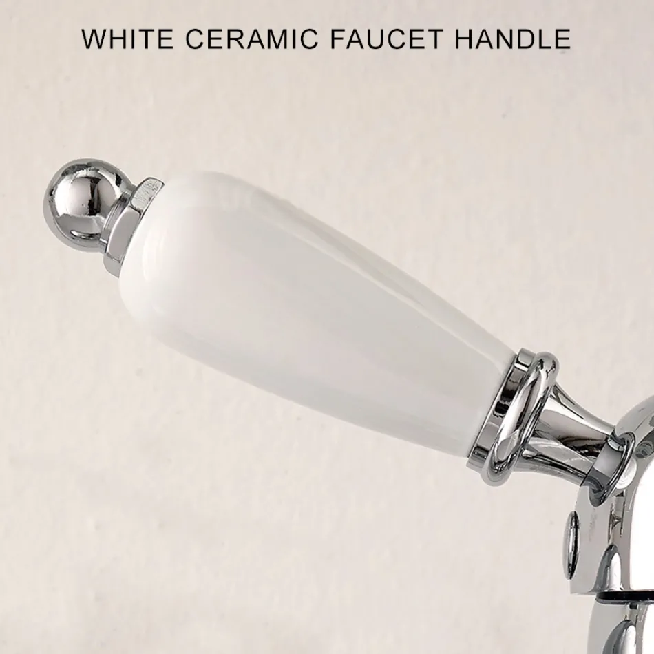 Baterie pentru bideu în stil clasic din alamă lucrată manual cu pârghie - Noriana Viadurini