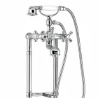 Mixer clasic pentru cadă de podea din alamă Made in Italy - Panico Viadurini