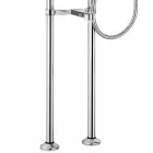 Mixer clasic pentru cadă de podea din alamă Made in Italy - Panico Viadurini