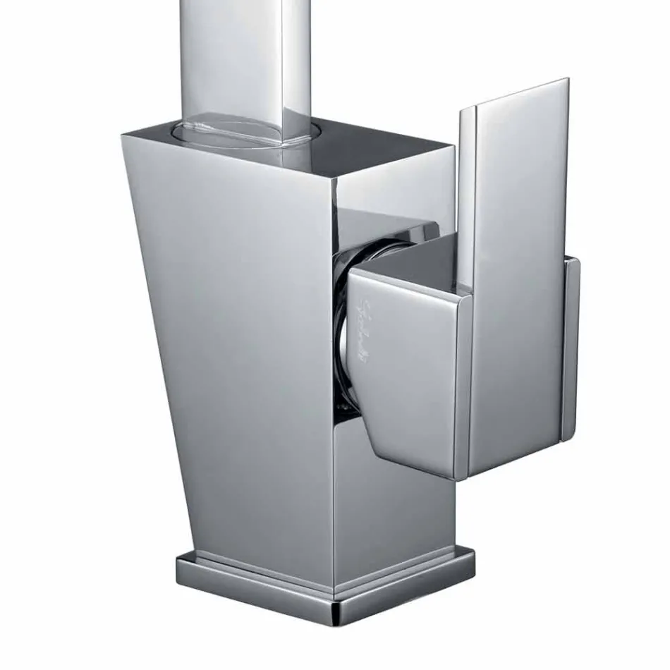 Mixer cu canal reglabil pentru chiuvetă din alamă Made in Italy - Alibi Viadurini