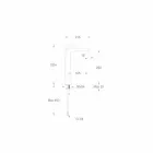 Mixer de design pentru lavoar din alamă Fabricat în Italia - Filipo Viadurini