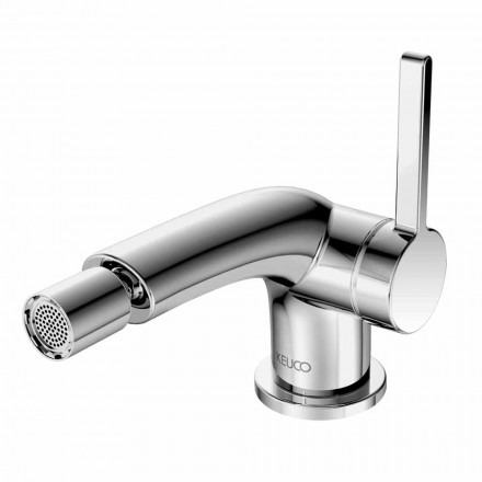 Mixer modern cu o singură pârghie cu scurgere de bidet din metal - Pinto Viadurini
