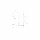 Fabricat în Italia Baterie monocomandă pentru bucătărie - Bonsu Viadurini