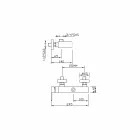 Mixer de duș extern cu conexiune pe coloană Made in Italy - Sika Viadurini