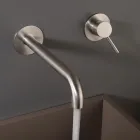 Baterie pentru chiuvetă încorporată din oțel inoxidabil AISI 316L - Artigli Viadurini