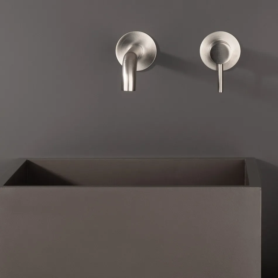 Baterie pentru chiuvetă încorporată din oțel inoxidabil AISI 316L - Artigli Viadurini