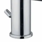 Baterie modernă pentru chiuvetă din alamă cromată, fabricată în Italia - Ermia Viadurini