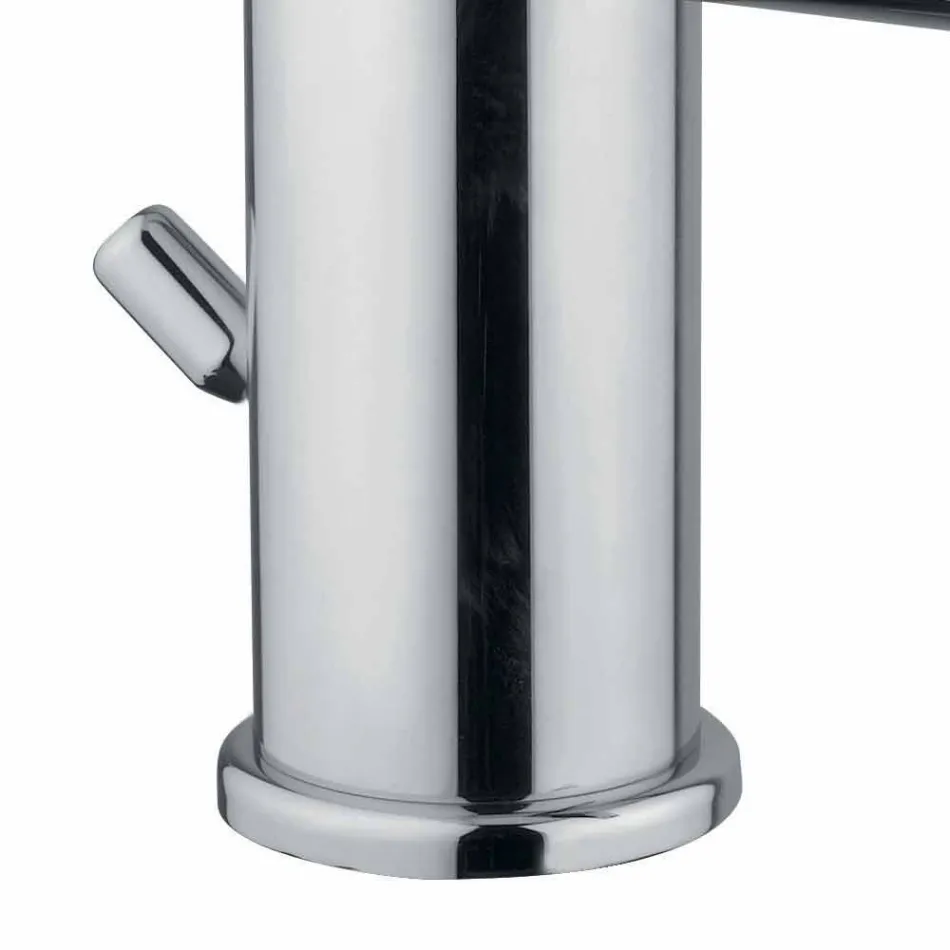 Baterie modernă pentru chiuvetă din alamă cromată, fabricată în Italia - Ermia Viadurini