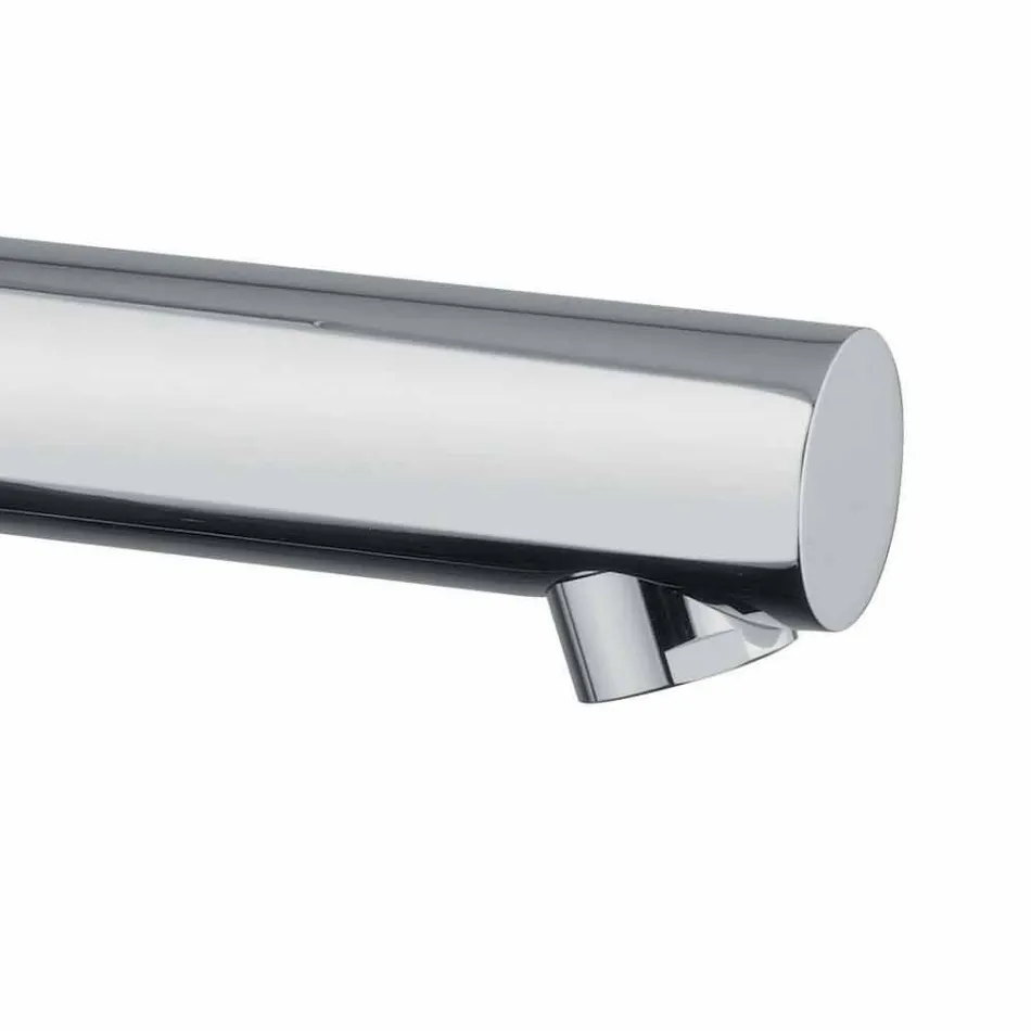 Baterie modernă pentru chiuvetă din alamă cromată, fabricată în Italia - Ermia Viadurini