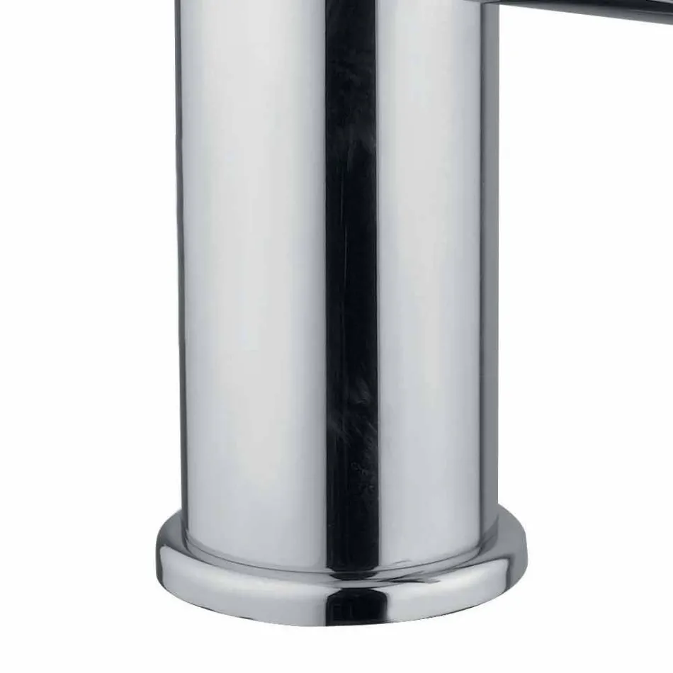 Baterie modernă pentru chiuvetă din alamă cromată, fabricată în Italia - Ermia Viadurini