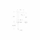 Mixer pentru chiuvetă de baie din alamă, fabricat în Italia - Besugo Viadurini