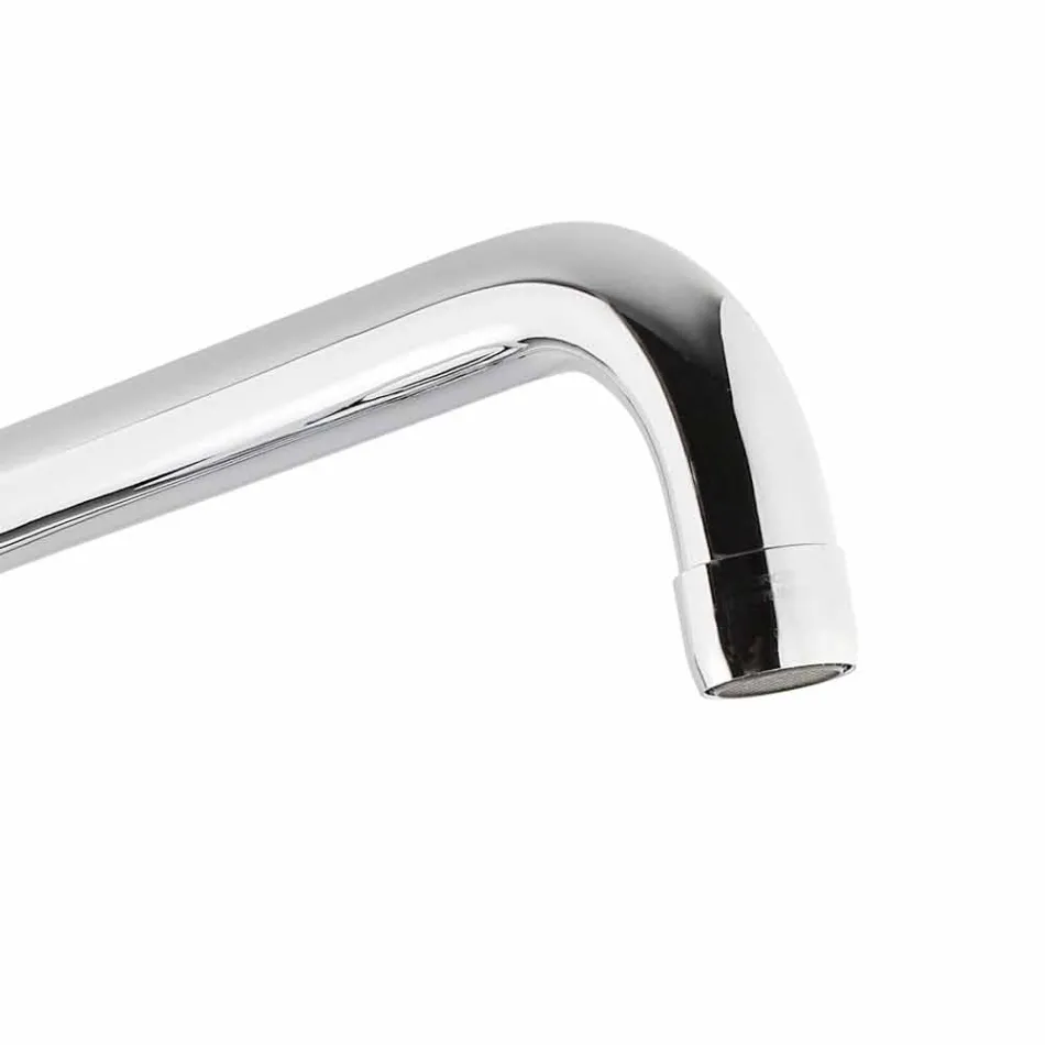 Baterie pentru chiuvetă reglabilă din alamă cromată, fabricată în Italia - Cino Viadurini