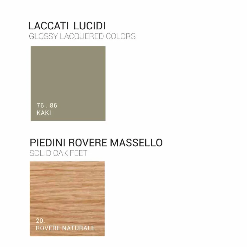 Dulap de baie cu chiuvetă din lemn lăcuit 120x85x46cm Amber, fabricat în Italia Viadurini