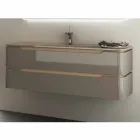 Dulap de baie cu chiuvetă de lemn Arya, realizat în Italia Viadurini