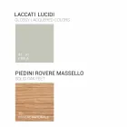 Cabinet de baie modern cu 3 sertare din lemn lăcuit Amber, fabricat în Italia Viadurini