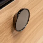 Dulap de baie suspendat de 100 cm din sticlă securizată de 8 mm și stejar european - Excelsior Viadurini