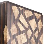 Grilli Zarafa dulap cu 2 usi de design realizat in Italia din lemn de abanos Viadurini