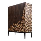 Grilli Zarafa dulap cu 2 usi de design realizat in Italia din lemn de abanos Viadurini