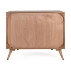 Comodă din lemn Sheesham Design cu 3 sertare Homemotion - Fregene Viadurini